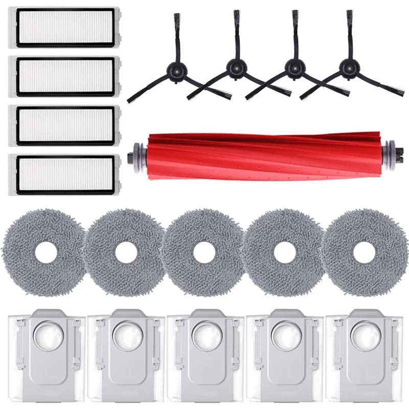 

B15C робот-пылесос запасные части комплект аксессуаров для Roborock Qrevo S/Maxv/Qrevo Pro PLUS