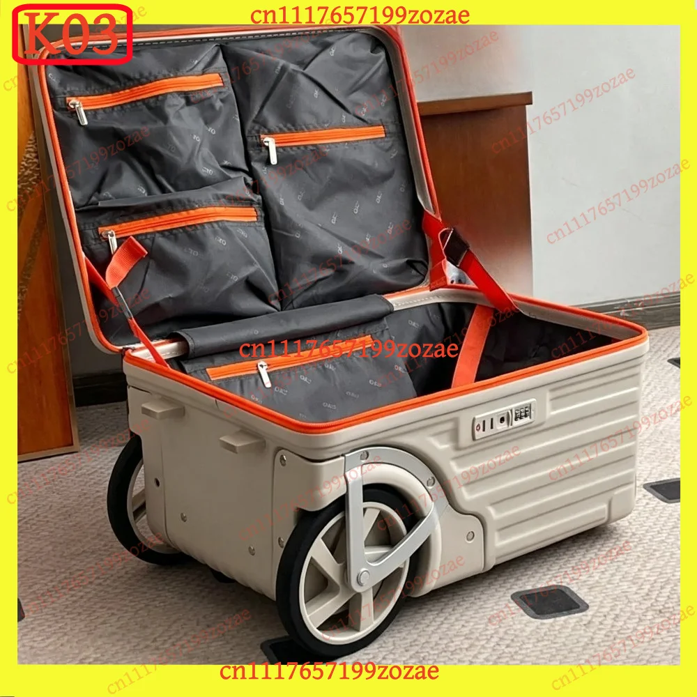 LK 24 Inch Side Opening Suitcase Oversized Wheels 20 Inch Carry-On Large Capacity Travel Trolley, Replacement Parts