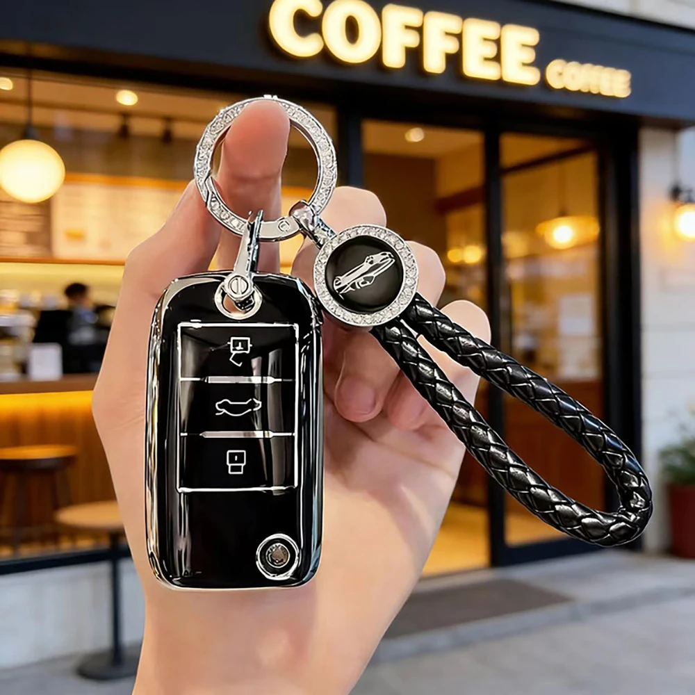 

TPU Car Key Shell Fob For Roewe RX5 MG3 MG5 MG6 MG7 MG ZS GT GS 350 360 750 W5 Bag Holder Protector Box Cover