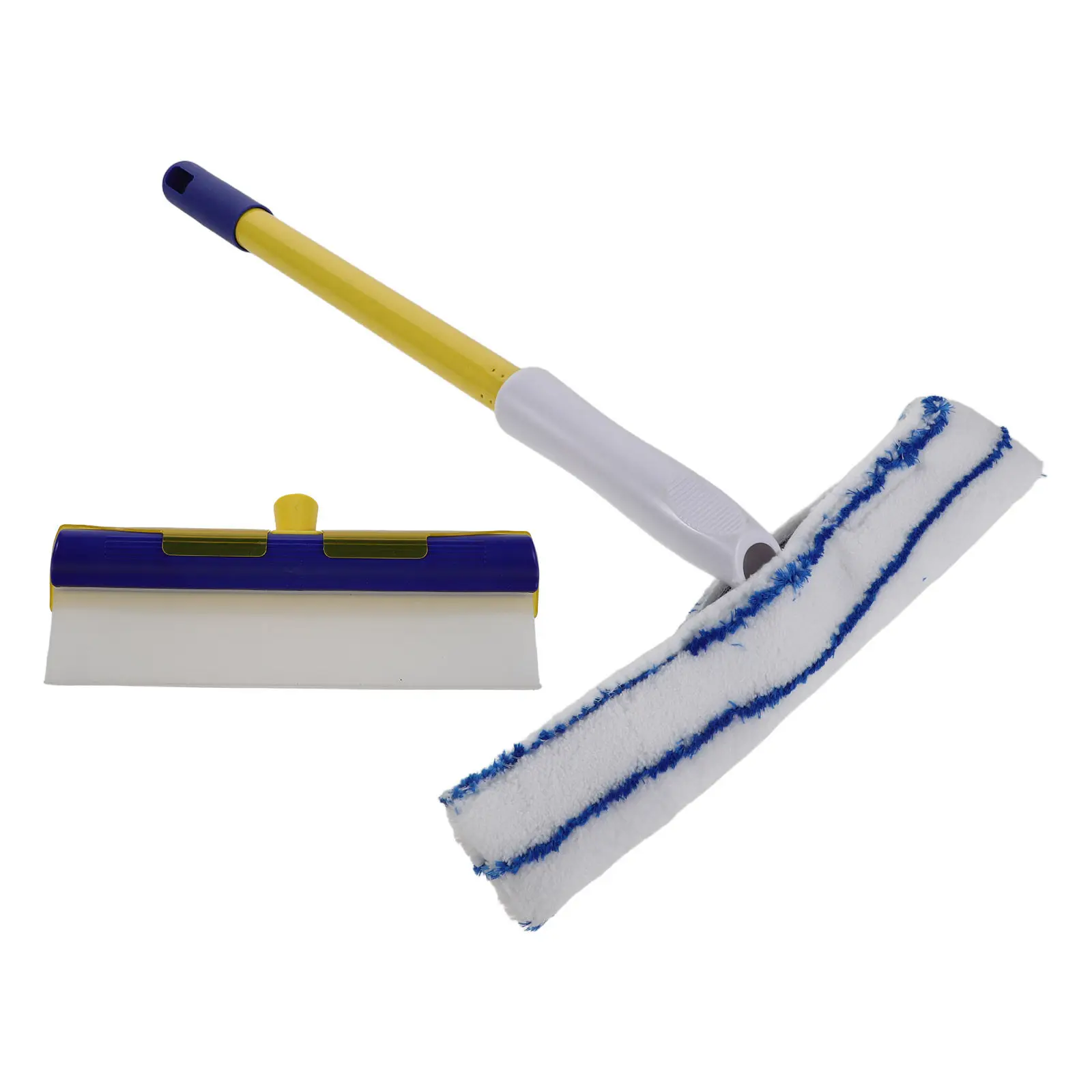2Pcs Car Cleaning Scraper Microfiber Scrubber Mop Kit Large Window Squeegee Auto Detailing Glass Cleaner Vehicle Interior