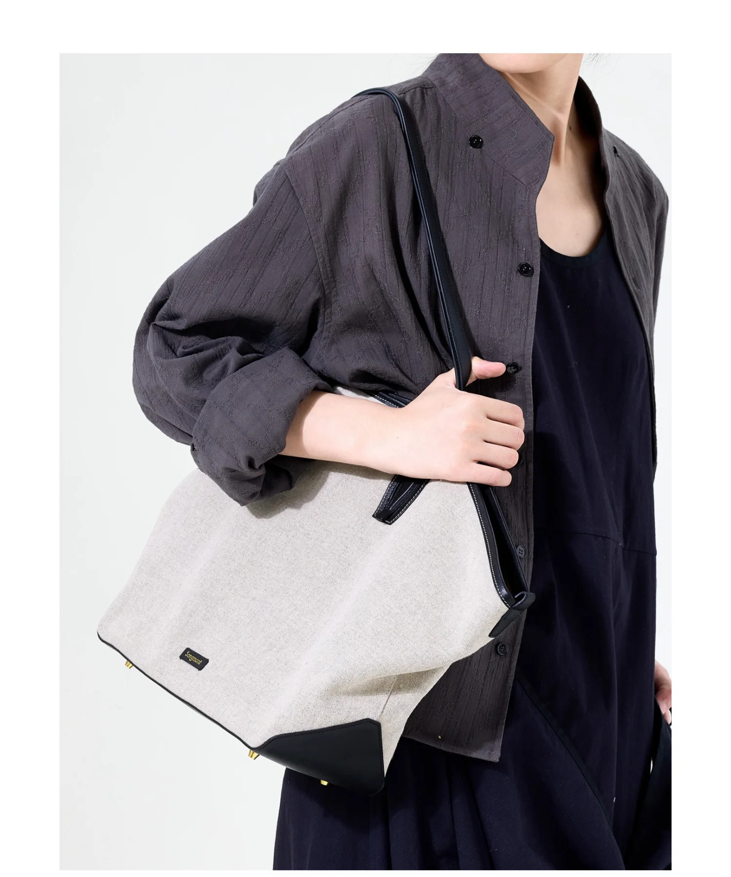 حقيبة Songmont الصغيرة المربعة - محفظة Mountain Rambler Denim Crossbody، طراز للجنسين