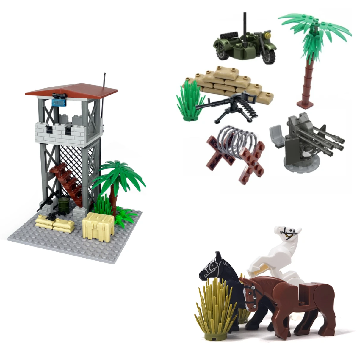 Model Kit Horse - War-themed Model Kits Watchtower Booths War