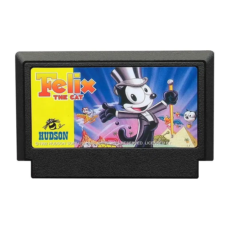 

Felix-The-Cat 8-битный игровой Картридж для 60-контактной телевизионной игровой консоли американских и европейских версий