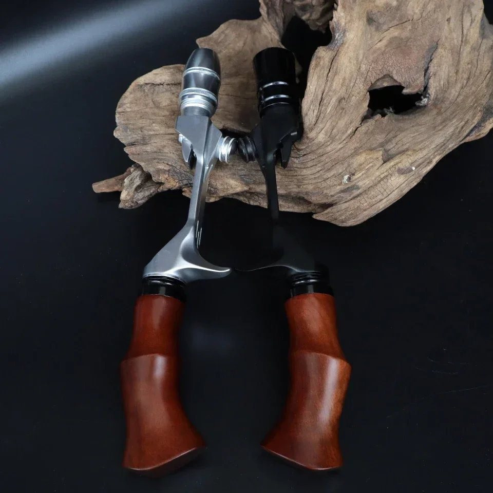 Aioushi New CNC finishing trout rod handle hand solid wood high quality lock type sinking