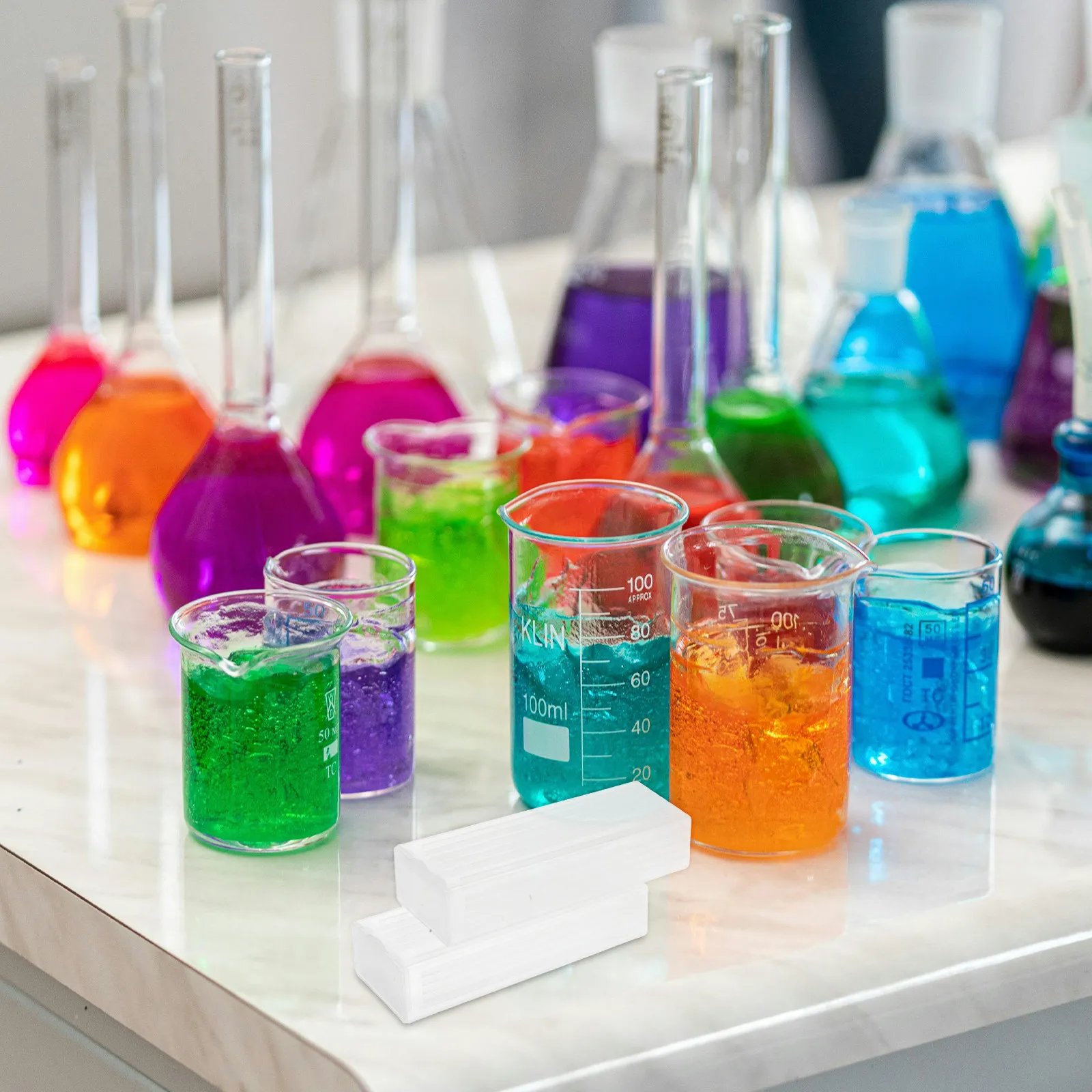 1 Piece PP Plastic Microscope Slide Case Rectangular Transparent Holder for Laboratory Research Slide Storage Box Equipment