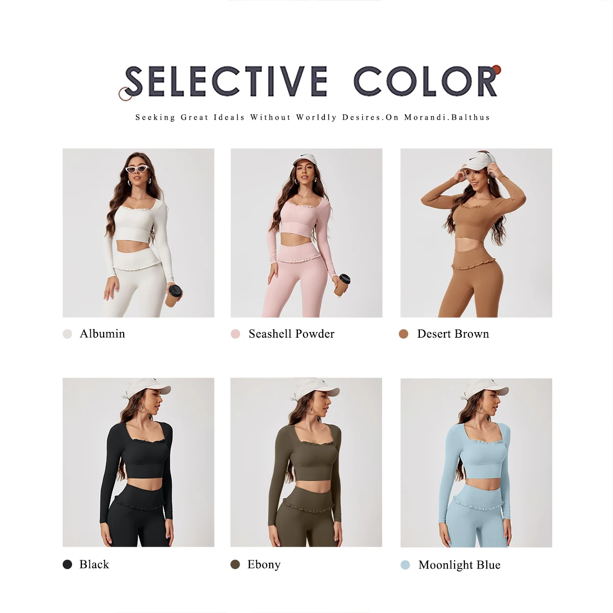 New Summer 2Pcs Women Gym Yoga Female Outfit Outdoor Sports Quick-Dry Long-Sleeved Shirt Set Woman Two-Piece Suit Sportswear image 4