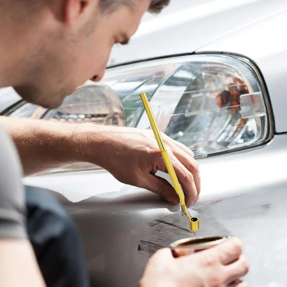 Fine Line Paint Pen with Fine Nib Fine Line Paint Pen for Car Scratch Repair Metal Tip Fluid Ink Applicator for Precision