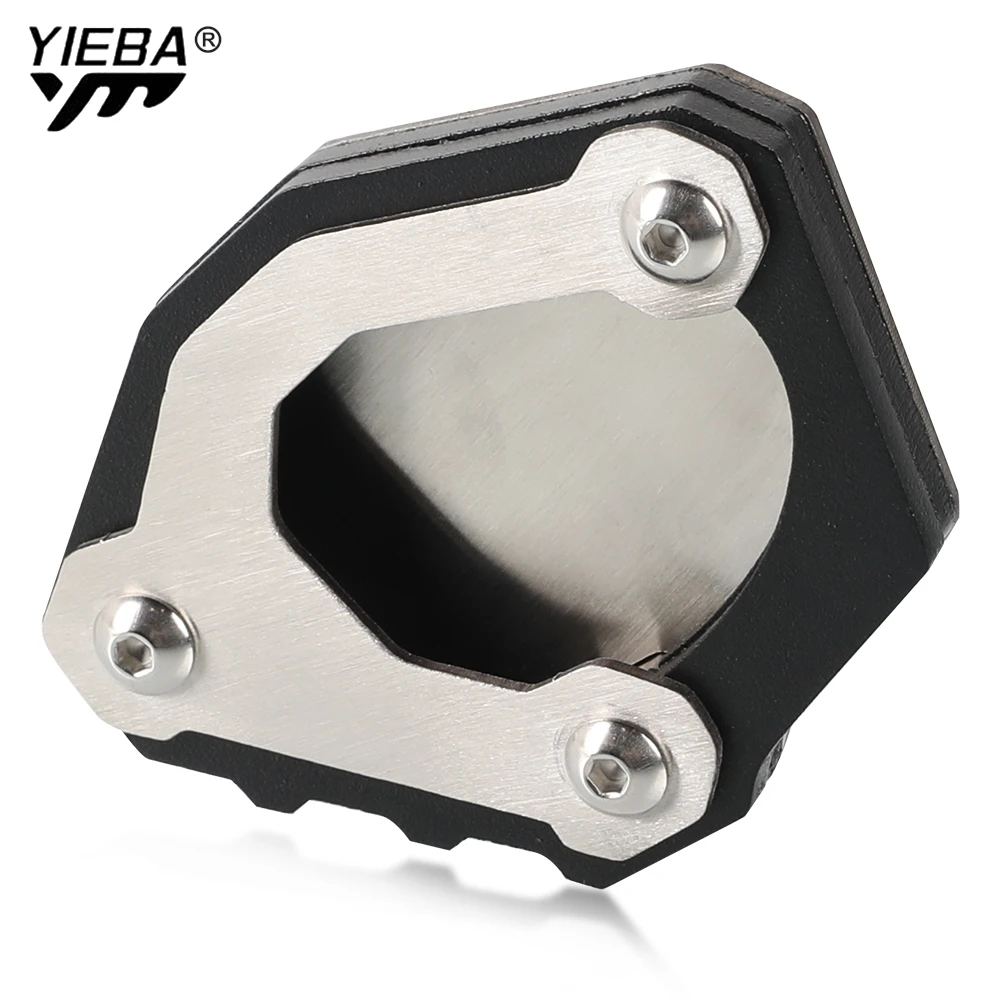Motorcycle Kickstand Side Stand Extension Pad For Kawasaki Versys650 Z400 Ninja 400 ZH2 KLX125 KLX150 KLX230 KLX250 KLX230 R SM