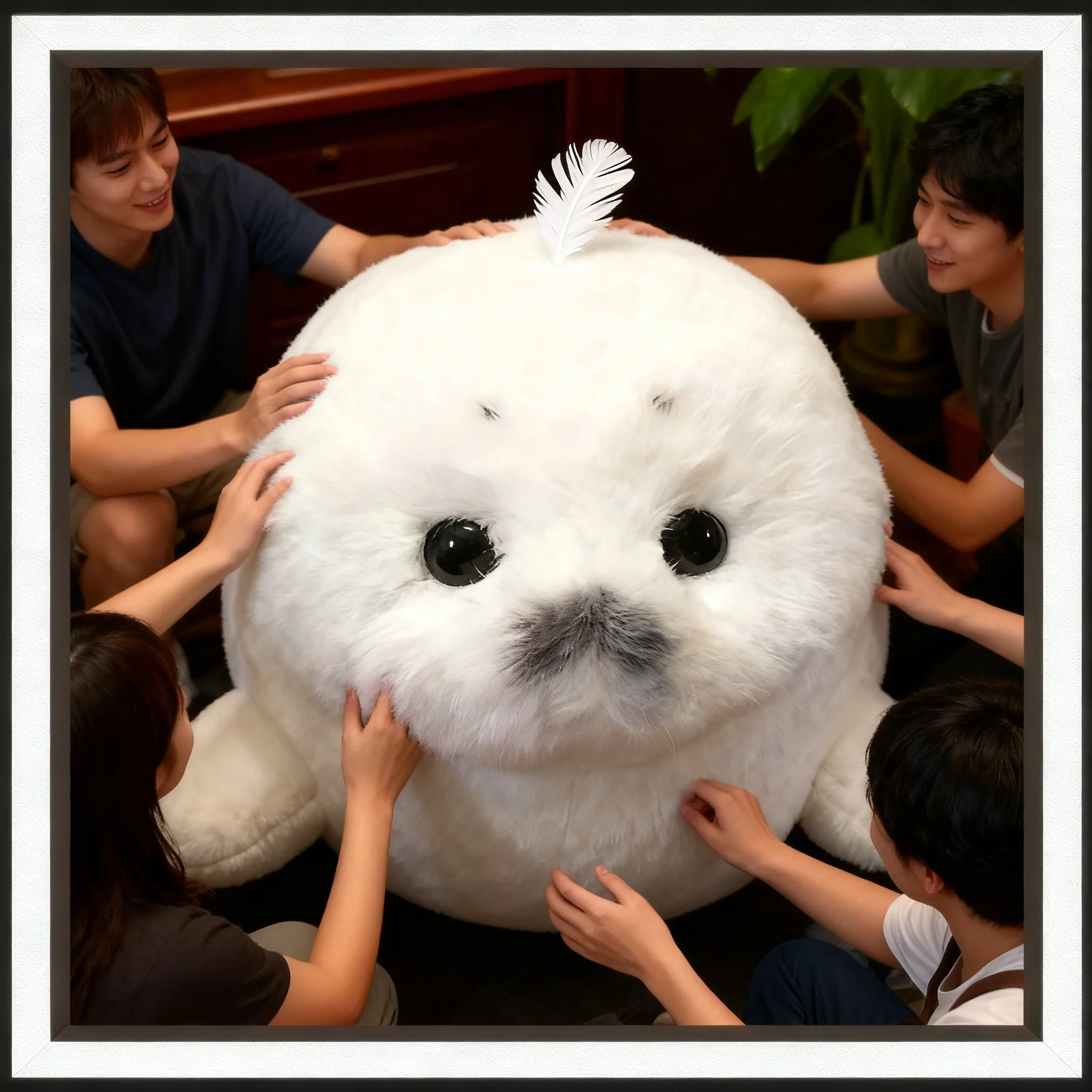 

Cute Baby Seal Doll Plush Toy Pendant Simulation Ocean Toy Souvenir Seal Pendant Gift Doll Bag Pendant Simulated Aquatic Gift