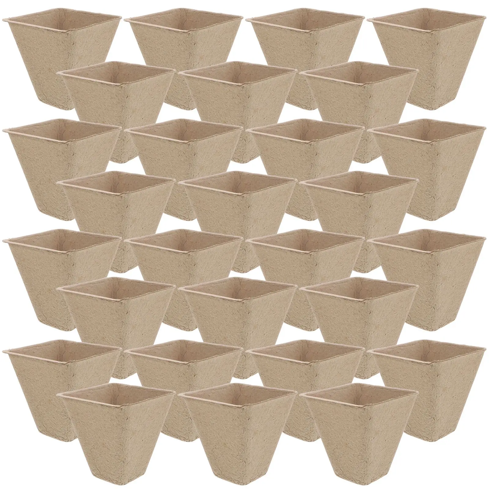 

50 PCS Nursery Cup Set Plants Small Succulent Pots Start Paper for Succulents Child