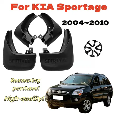 Voor KIA Sportage 2004 ~ 2010 4 stuks Auto Auto Styline Voor Achter Spatborden Splash Guards 2005 2006 2007 2008 2009