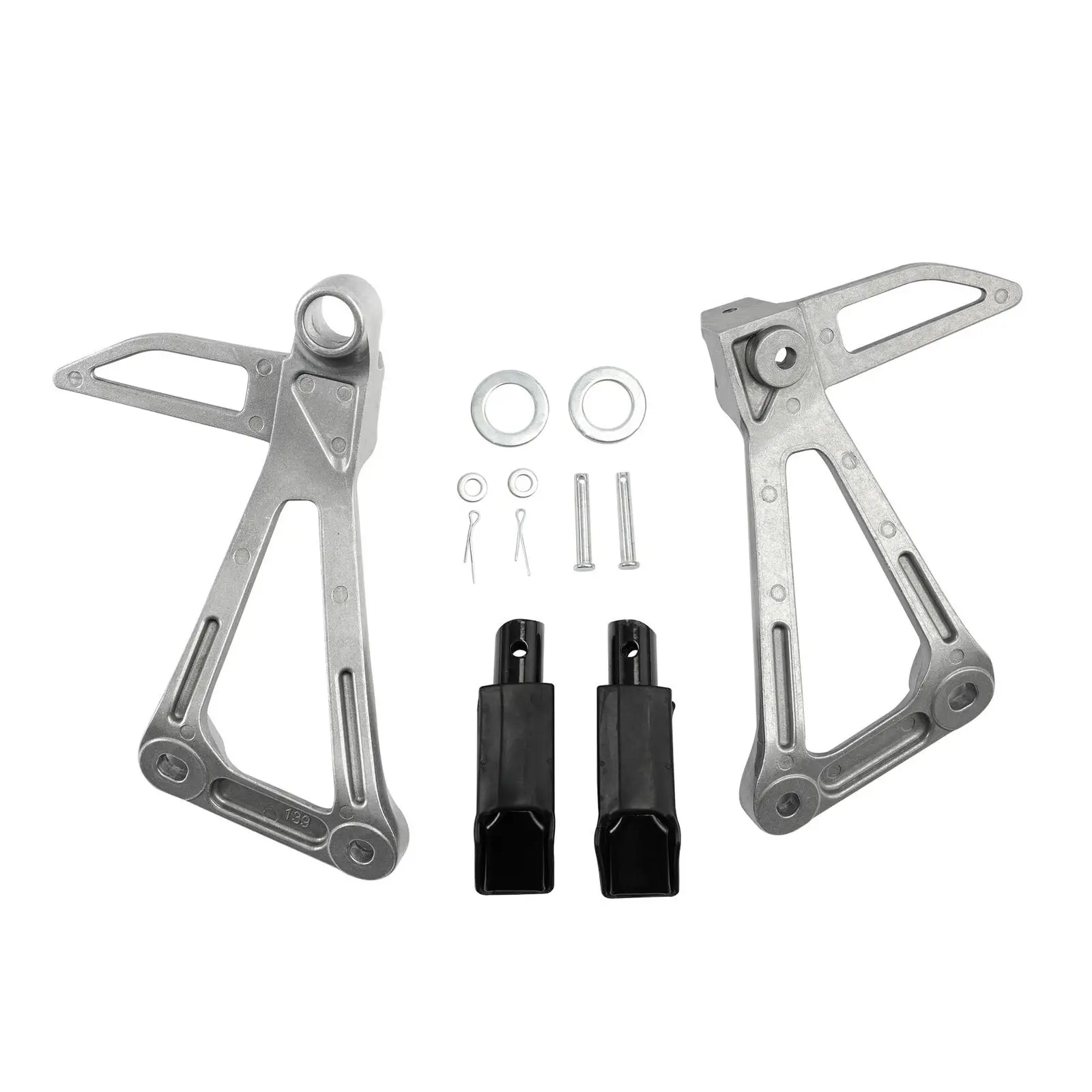 Motorcycle Rear Passenger Foot Pegs Bracket Set For Honda CB500X CB400X 2017-2018