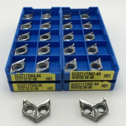 DCGT11T302 DCGT11T304 DCGT11T308 Aluminum inserts External Turning Tool CNC turning insert Copper aluminum wood Cutting