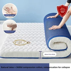 Coussin de matelas en latex, éponge de chambre à coucher domestique