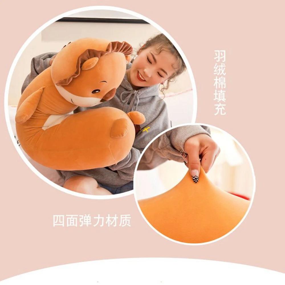 50cm Cute Rabbit Pillow Plush Toy Lion Monkey Frog Animal Long Leg Sleeping Cushion Doll To Children Birthday Christmas Gift