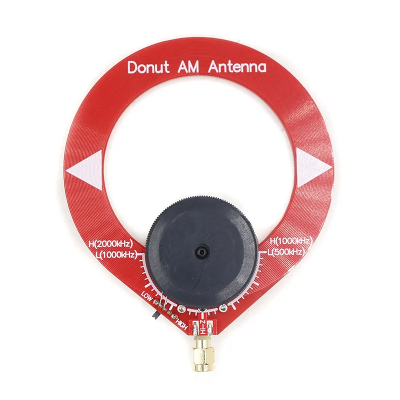 AM MW Medium Wave Antenna Small Loop Antenna 500KHz-2000KHz Mini Loop Antenna for HFDY Malahiteam DSP1 DSP2 Receiver