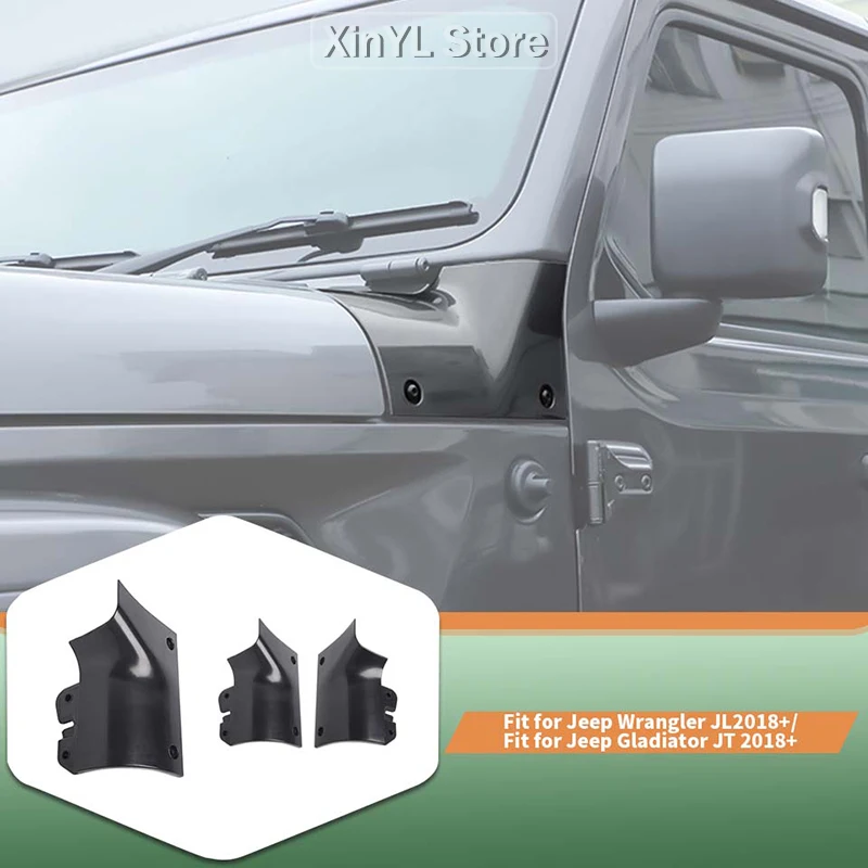 

Автомобильный ABS угловой защитный декоративный чехол, наклейки для Jeep Wrangler JL JT Gladiator 2018, внешние аксессуары для автомобиля