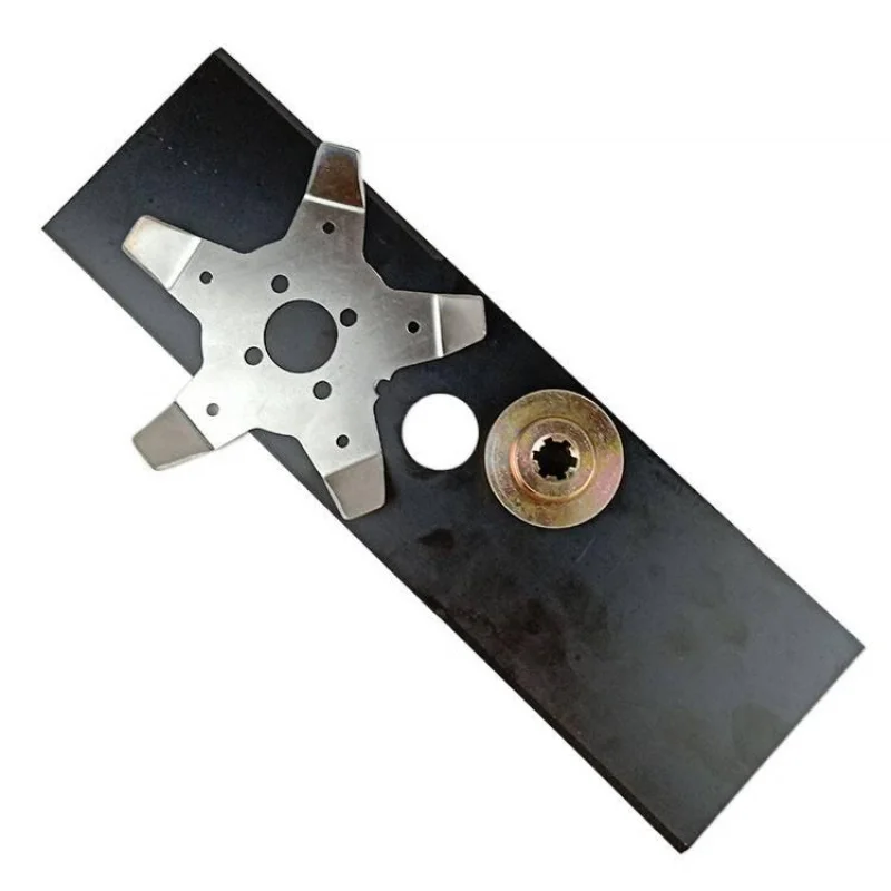 잔디 깎는 기계 및 브러시 커터용 새로운 유형의 엉킴 방지 보조 블레이드 직선 블레이드 액세서리