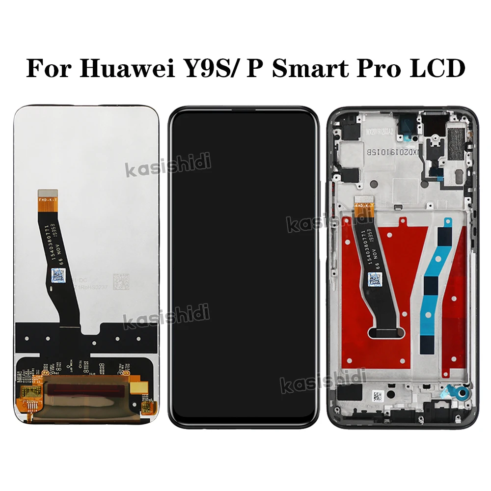 6.59 inch LCD For Huawei Y9S / P Smart Pro 2019 High Quality Touch Screen Digitizer No/With Frame Display Assembly Replacement