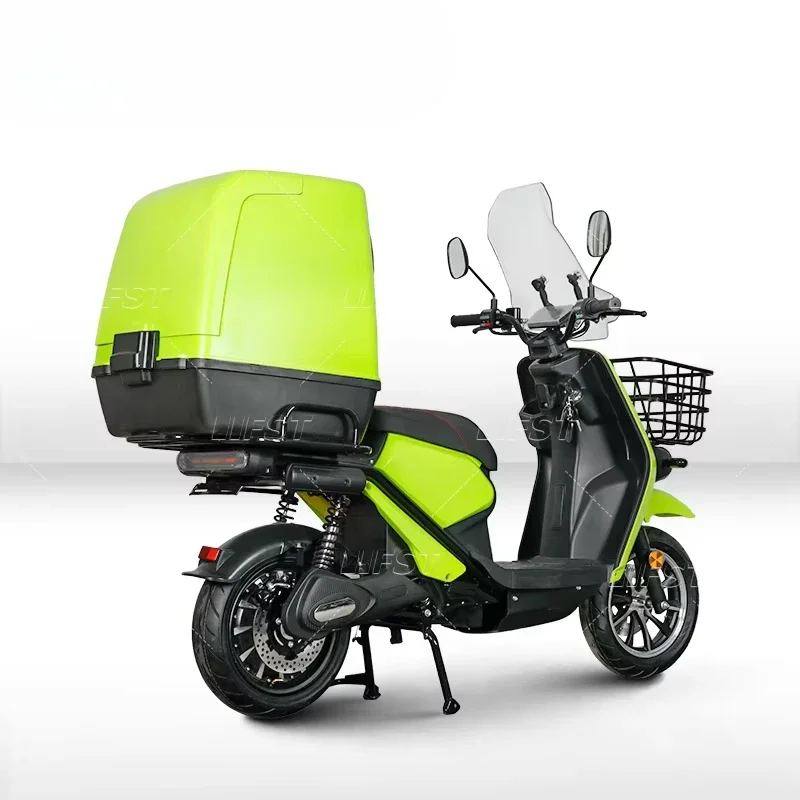 2024 Wuxi Cheap Price Moped Electrica Bicycle 60v 20ah Food Delivery Scooters Two Wheelers 55kmh Electric Motorcycle For Adult