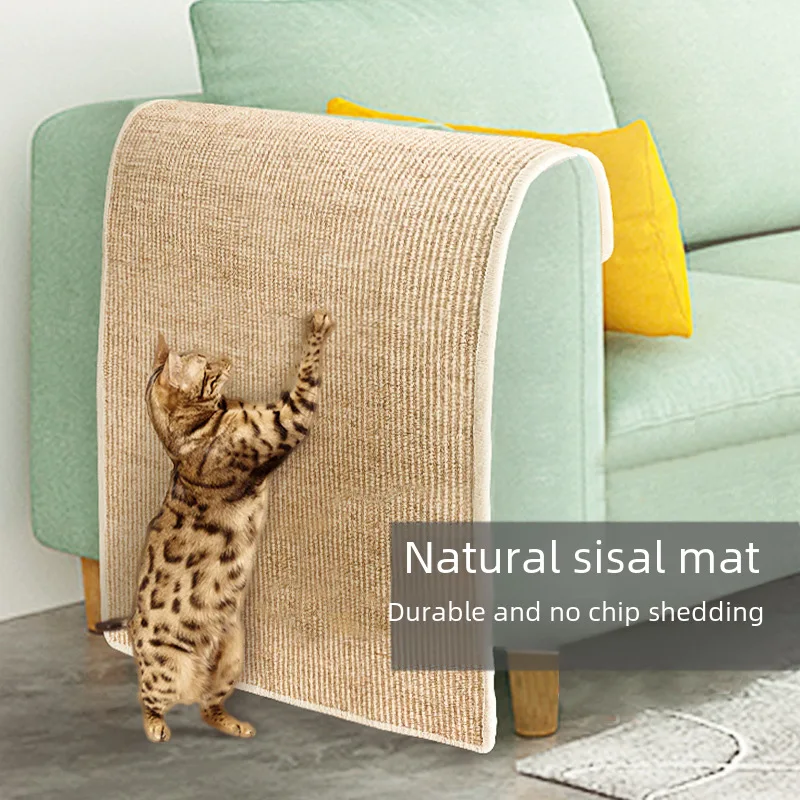 Sisal Cat Scratch Pad Anti-cat Scratch Sofa Protection Large Scratch-resistant Sleeping Pad Sisal Pad Cat Pet Supplies Cat Scrat