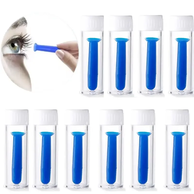 1/3/5PCS Männer Frauen Handliche Silikon Kontaktlinsen Kleine Saugnäpfe Stick für Mini Kontaktlinsen inserter Entferner Werkzeug