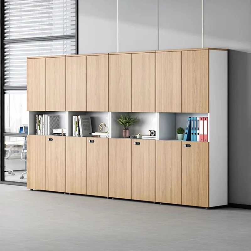 File cabinets, information , storage  wooden locks, floor-to-ceiling confidential