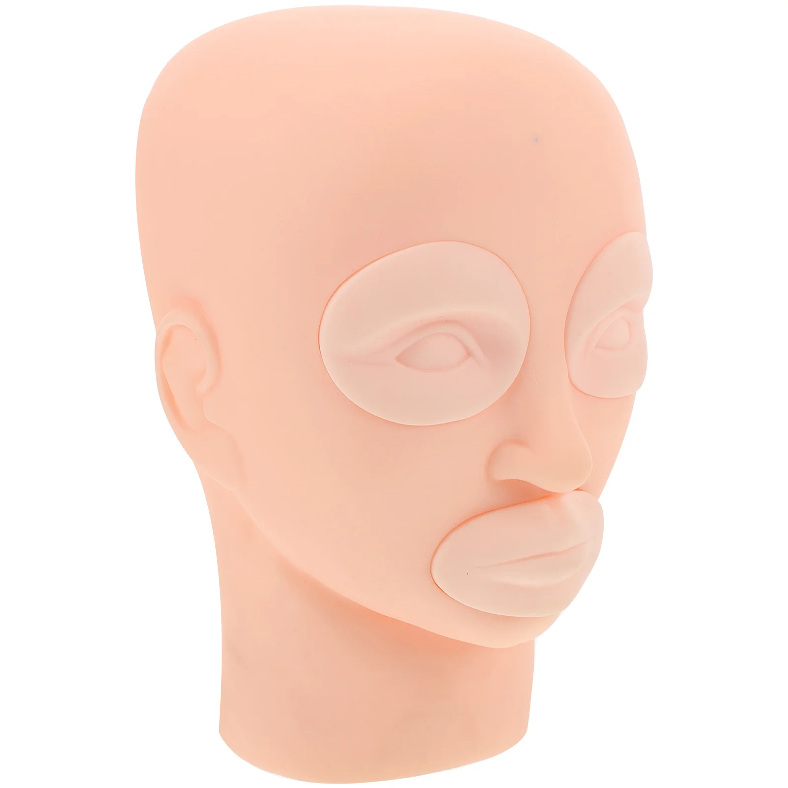 

Съемная голова манекена для микроблейдинга для начинающих, бровей, губ, татуировки, инструмент для практики, мягкий силикон, реалистичный