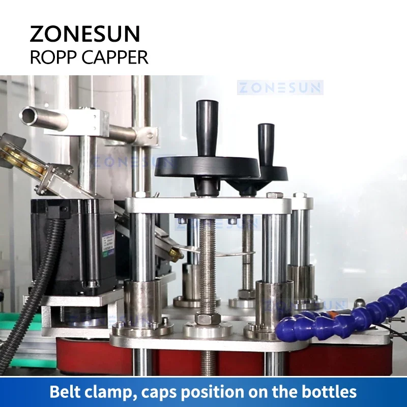 ZONESUN Automatic ROPP Pilfer Proof Capping Machine Wine Bottle Cap Sealing Tamper Rvident Closure Packing Equipment ZS-XG440Z