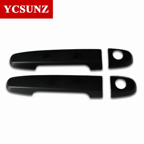 Imagen 2 del producto Cubierta de manija de puerta ABS de Color negro mate para Toyota Hilux Vigo 2005 2006 2007 2008 2009 2010 2011 2012 2013 2014