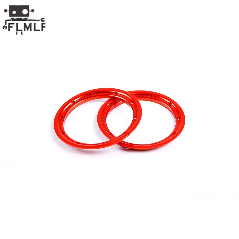 RC CAR CNC Metal Wheel Hub Lock Ring 2PC Fit for 1/5 Losi 5ive-t Rovan LT SLT 4WD King Motor X2 HPI BAJA 5B 5T 5SC