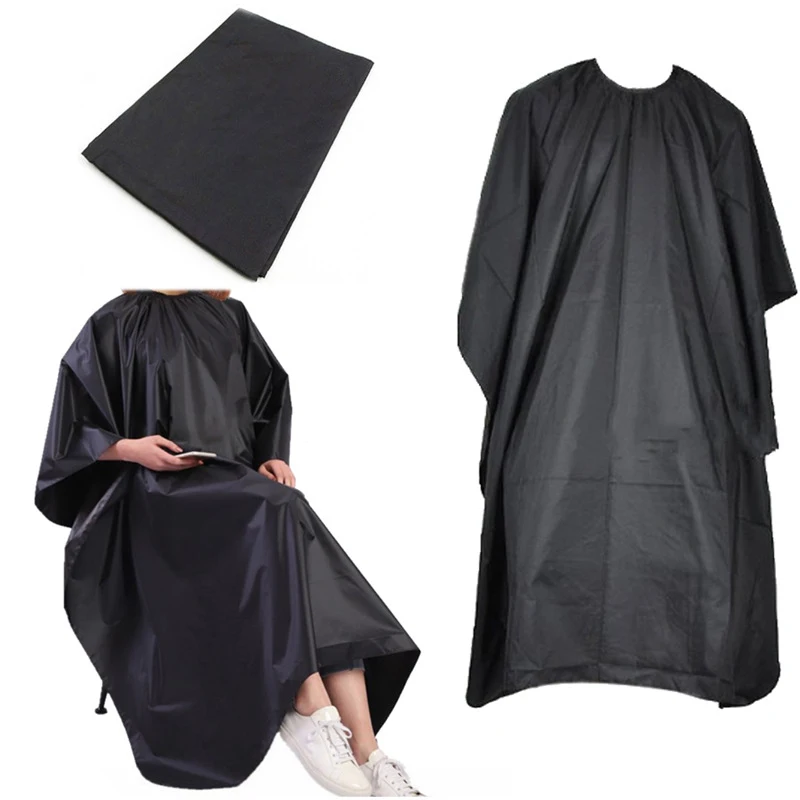 Hair Cutting Cape Pro Salon Hairdressing Hairdresser Cloth Gown Barber Black Waterproof Hairdresser Apron Haircut Capes