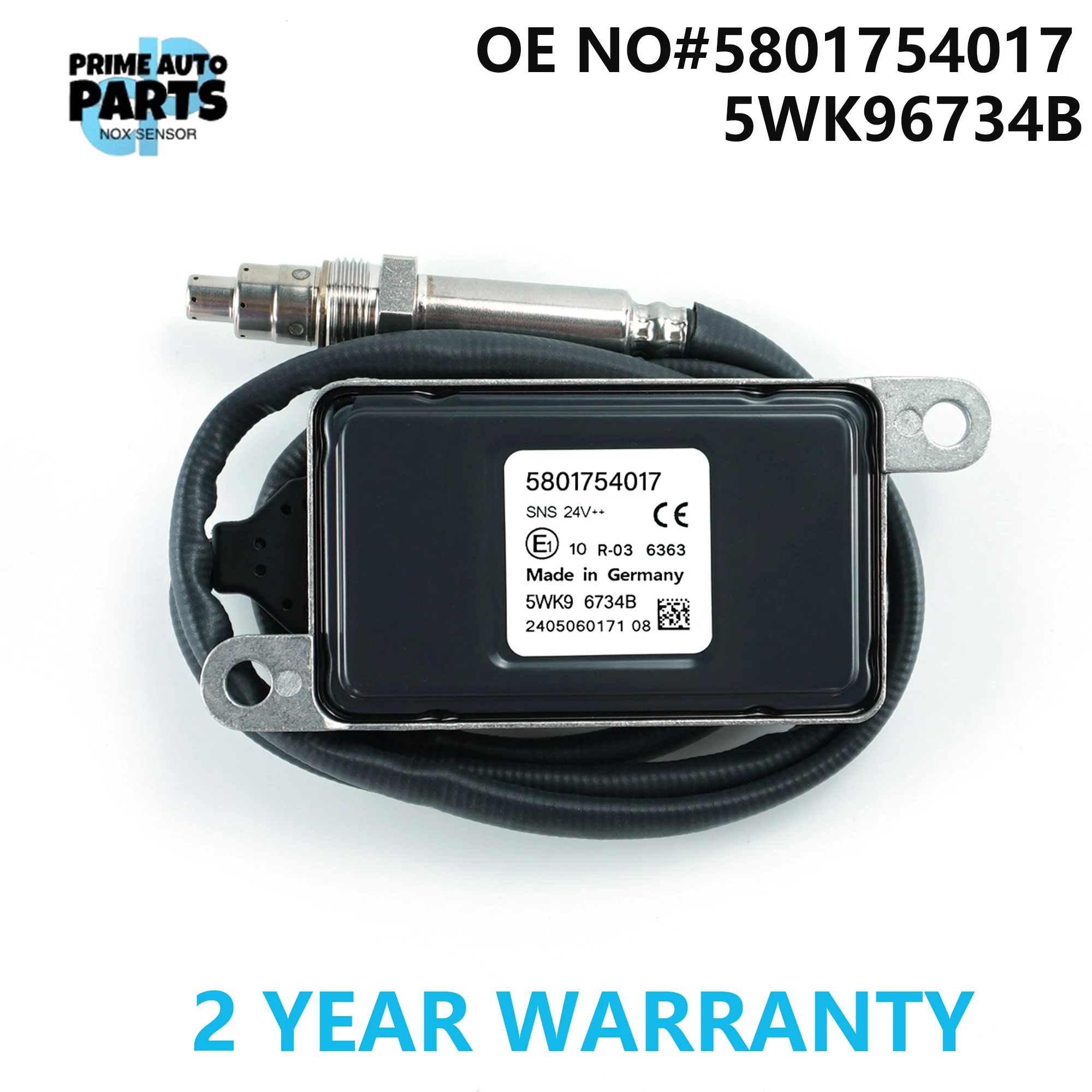 

5WK96734B 5801754017 5WK9 6734B High Quality Nitrogen Oxide Sensor Nox Sensor 24V For IVECO