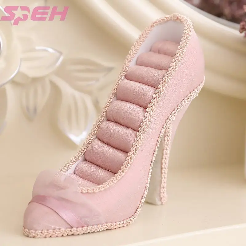 

High-heeled shoes jewelry wearing female Nordic creative home furnishing articles display princess models