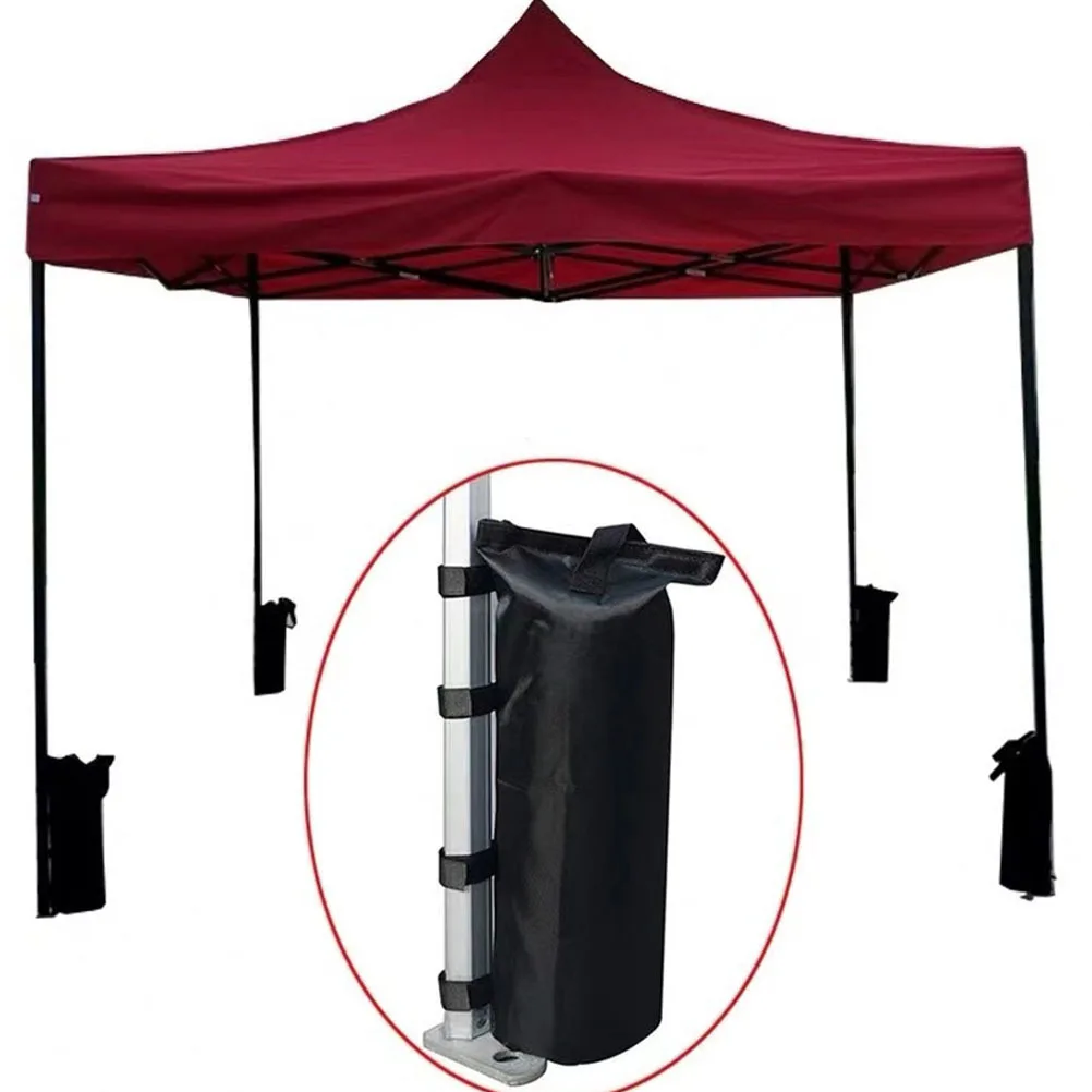 

1Pcs Windproof Sandbag Oxford Cloth Foldable Waterproof Awning Fixed Sandbag for Outdoor Camping Gazebo Tent Black 15x40cm