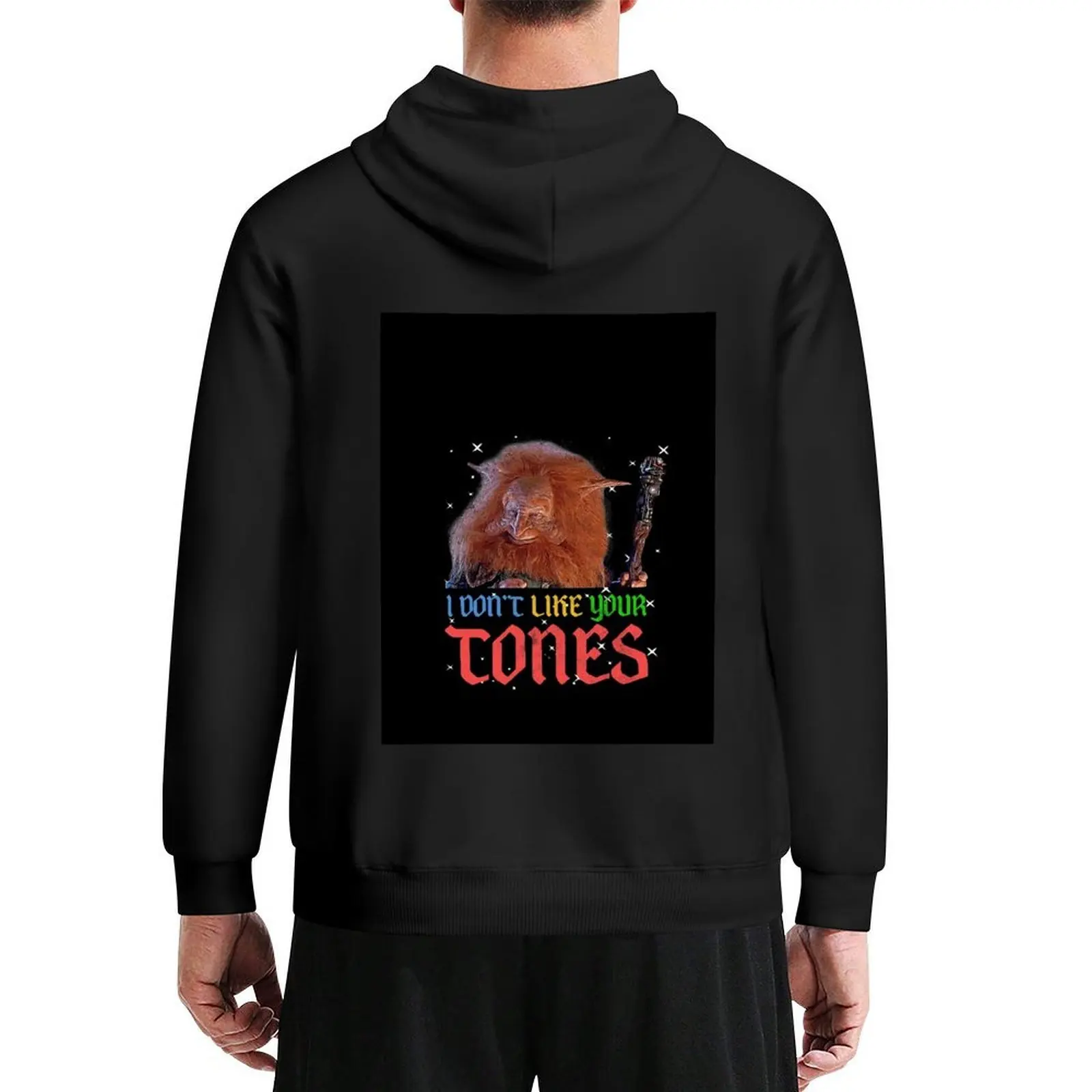 

I Don't Like Your Tones Graphic Hoodie mens clothing korean style clothes blouse mens hoodies