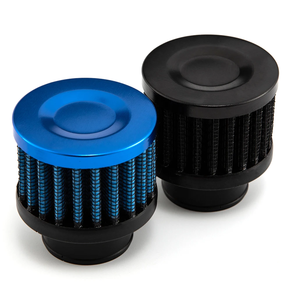 Universal 25mm Car Air Filter for Motorcycle Cold Air Intake High Flow Crankcase Vent Cover Mini Breather Filters