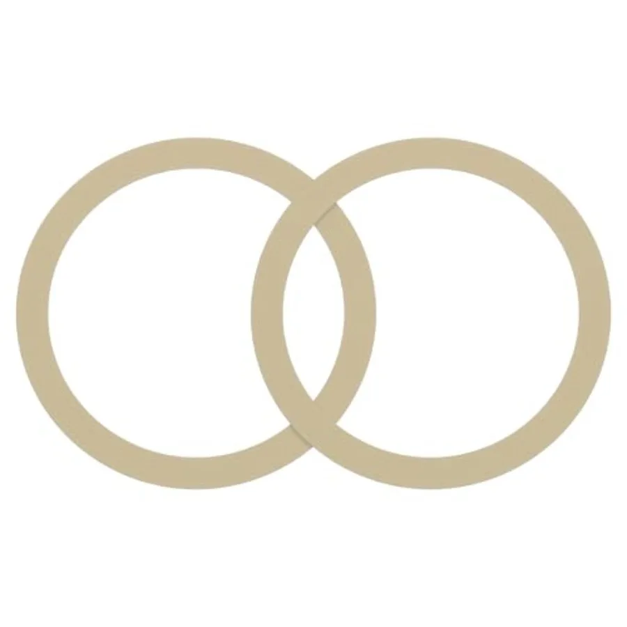 

uxcell Magnetic Sticker Ring 2Pcs Universal Magnetic Adapter Ring Rose Gold Metal Magnet Wireless Charging Conversion Kit for M