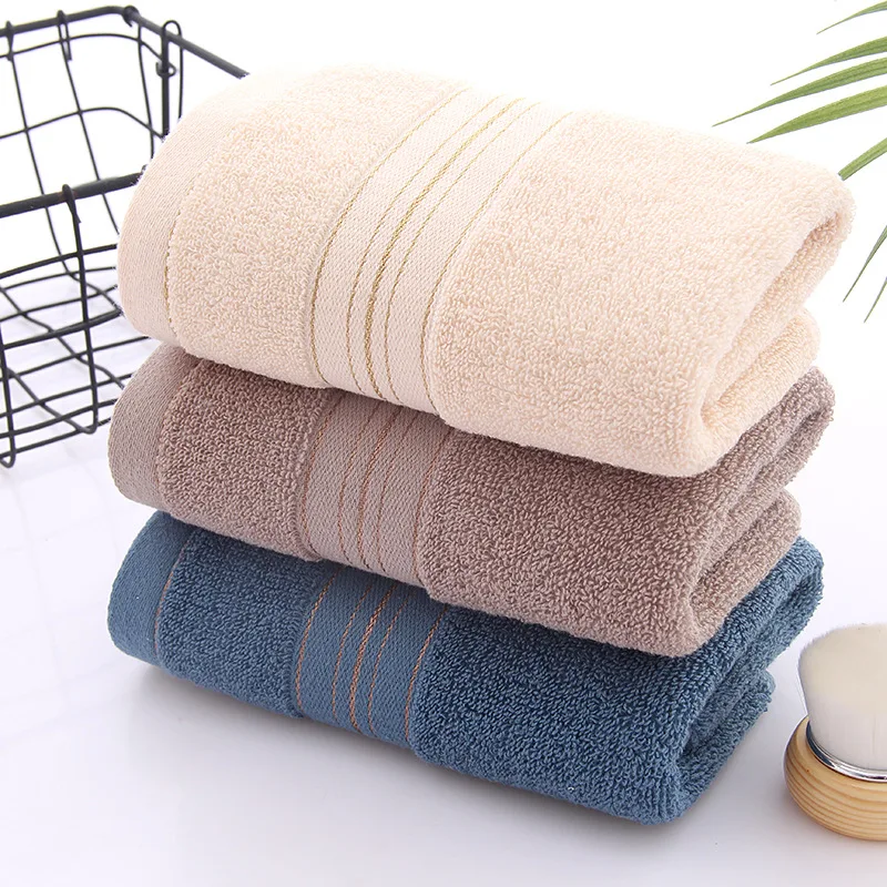 1/3-piece pack of pure cotton towels Adult-sized, absorbent, thickened, oversized beach towels Quick-drying for home use