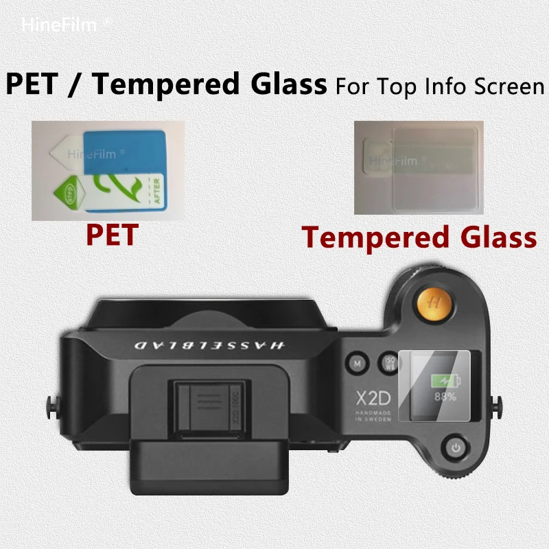 X2D100C X1D2-50C Camera Glass 9H Hardness Tempered Glass LCD Screen + Info Screen Protector glass Hasselblad X1DII-50C Camera - Image 3