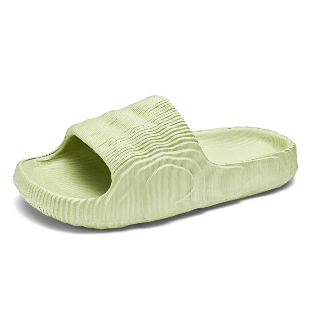 

Simple Platform Slides Sandals PVC Casual Thick Soled Slippers Beachwear Shoes Anti Slip Slippers Women Men Bathroom