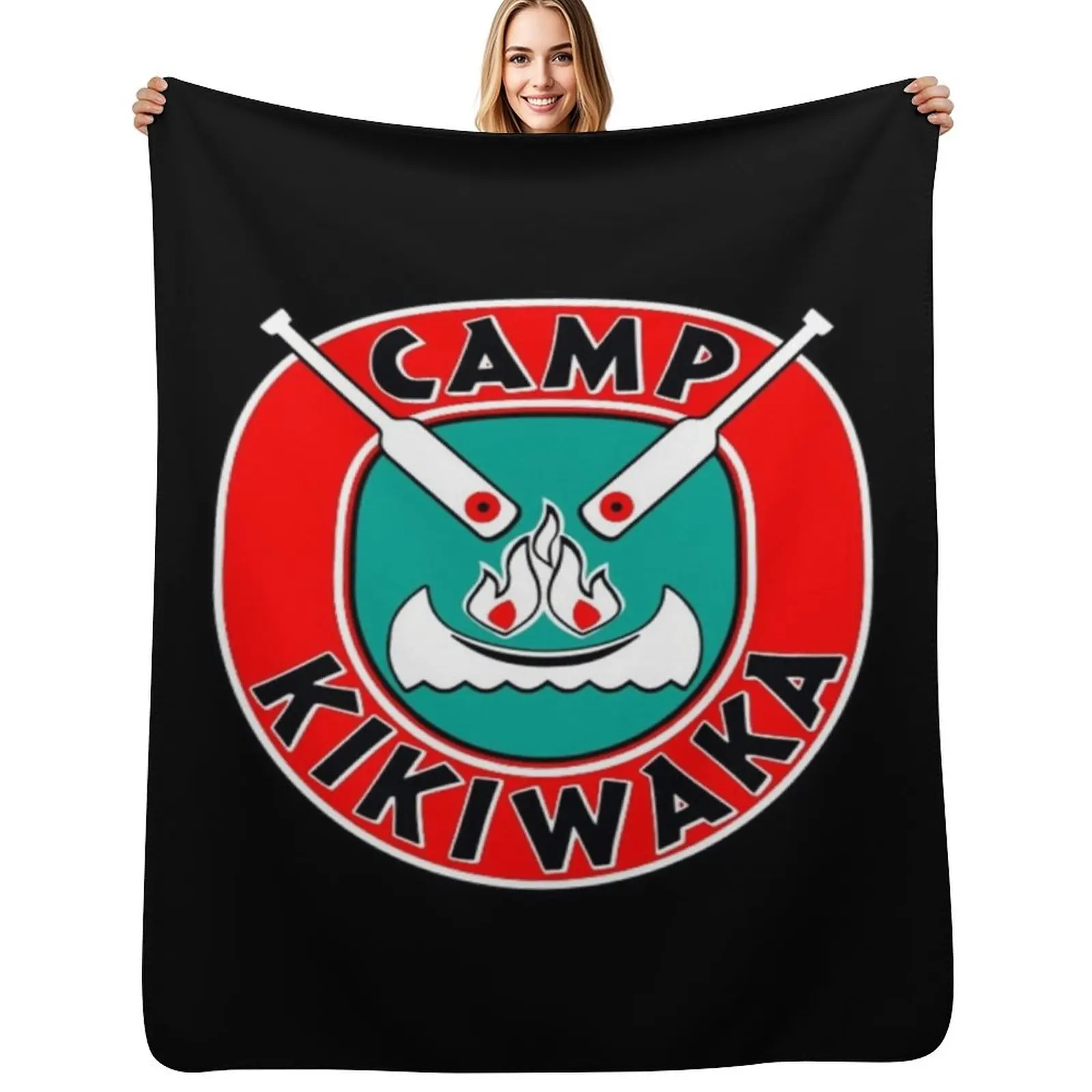 

Camp Kikiwaka Throw Blanket Plush wednesday sofa bed Blankets Sofas Of Decoration Blankets
