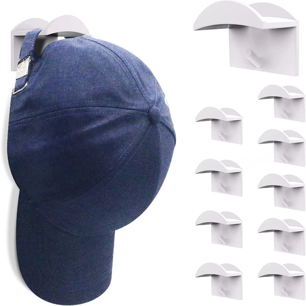 Lässig Hut Rack Montage Haken Bad zubehör Baseball kappen Regal schwimmende Wandre gal Lagerung Veranstalter Garderobe Häuser