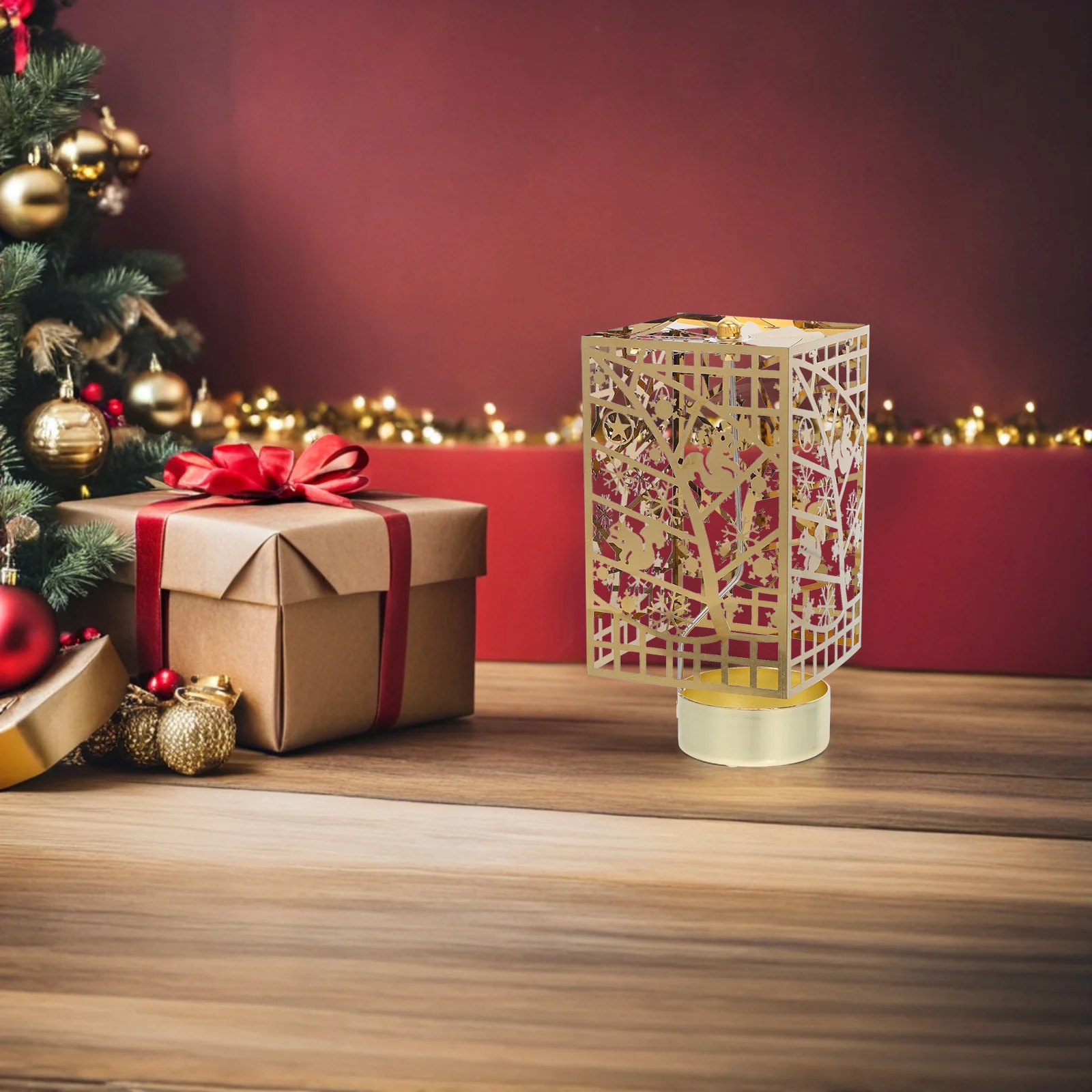 الدورية عيد الميلاد حامل خمر الشاي ضوء الوقوف لقضاء عطلة حفل زفاف ديكور المنزل منضدية الزينة