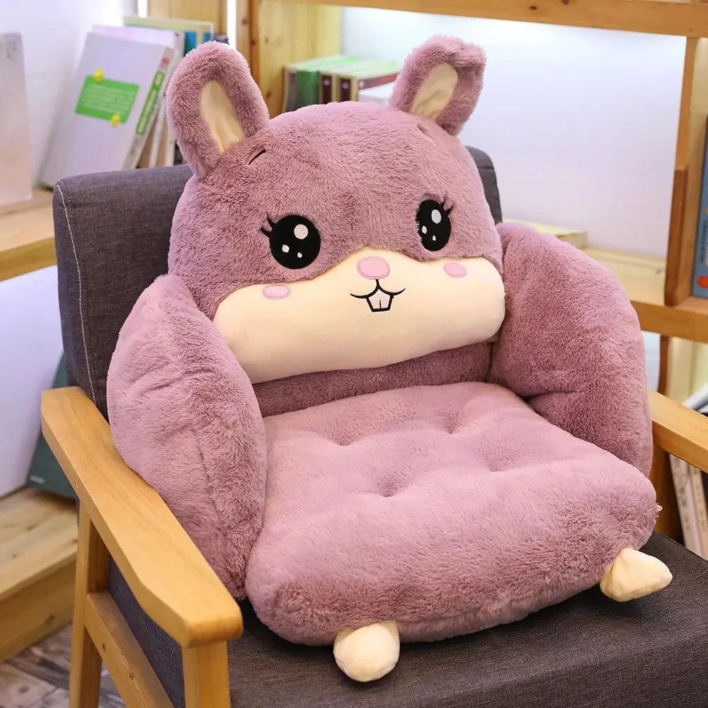 

[TML] Cartoon Chair Cushion Thicken Seat Pad Home Decorative Stuffed Animal Rabbit Cat Pig Shiba Inu Pillow soft cushion