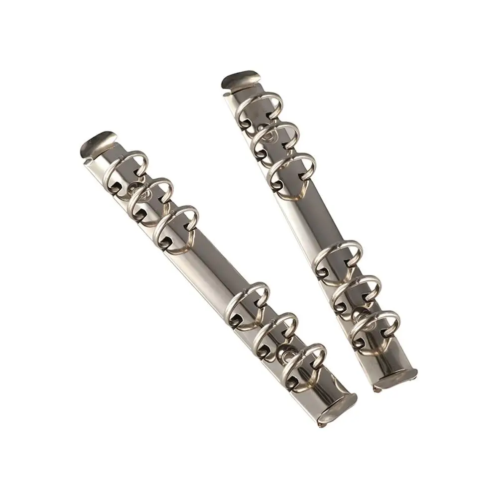 Black Student Scrapbooking Paper Fasteners DIY Album Diary Paper Binder A5 A6 File Folder Paper Binding Clips Loose Leaf Ring