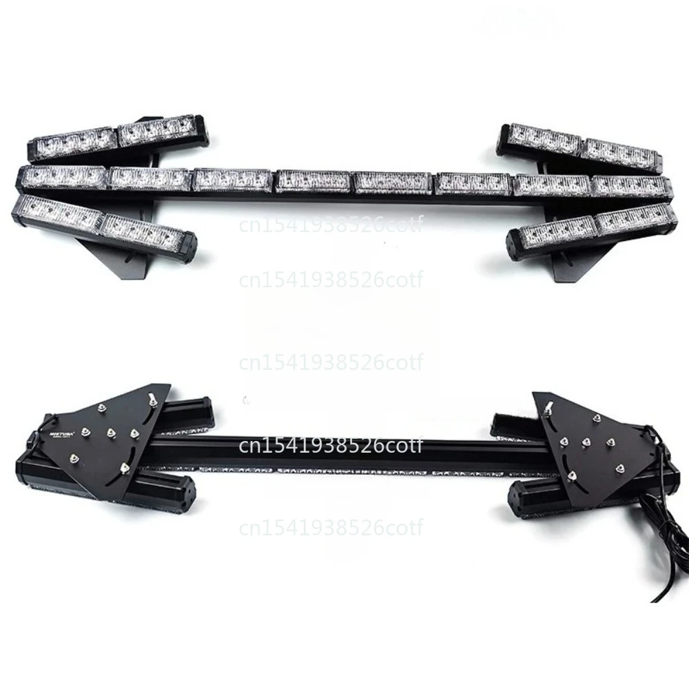 

64 LED 88 cm Arrow Warning Light Bar Auto Directional Indicator Light Emergency Turn Signal Traffic Advisor Strobe Lamp DC12-24V