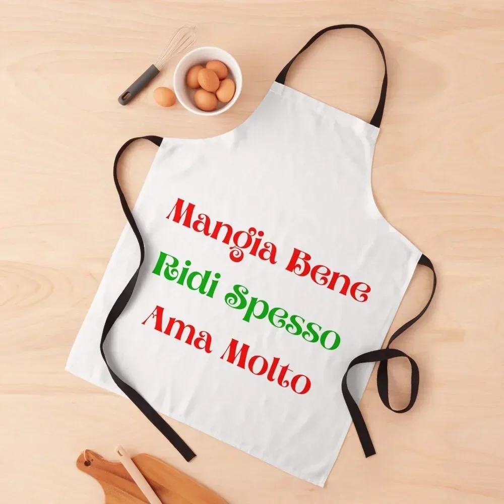 

Mangia bene, ridi spesso, ama molto Apron Goods For Home And Kitchen Cooking Apron