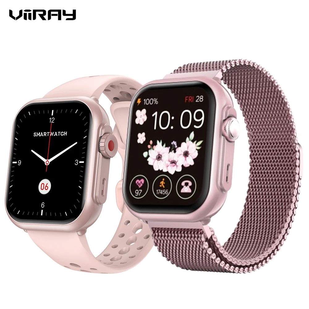 

Viiray Smart Watch with 1000mAh Battery & 100-Day Long Battery Life, 110+ Sports Modes, Heart Rate & Sleep Monitor for Men Women