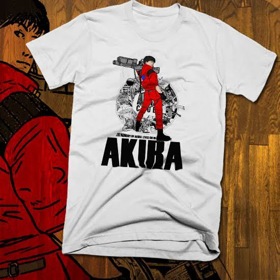 

Akira Neo футболка с надписью «Tokyo» Laser Gun Retro Anime, Япония, от S до 3XL, мягкий хлопок, новинка